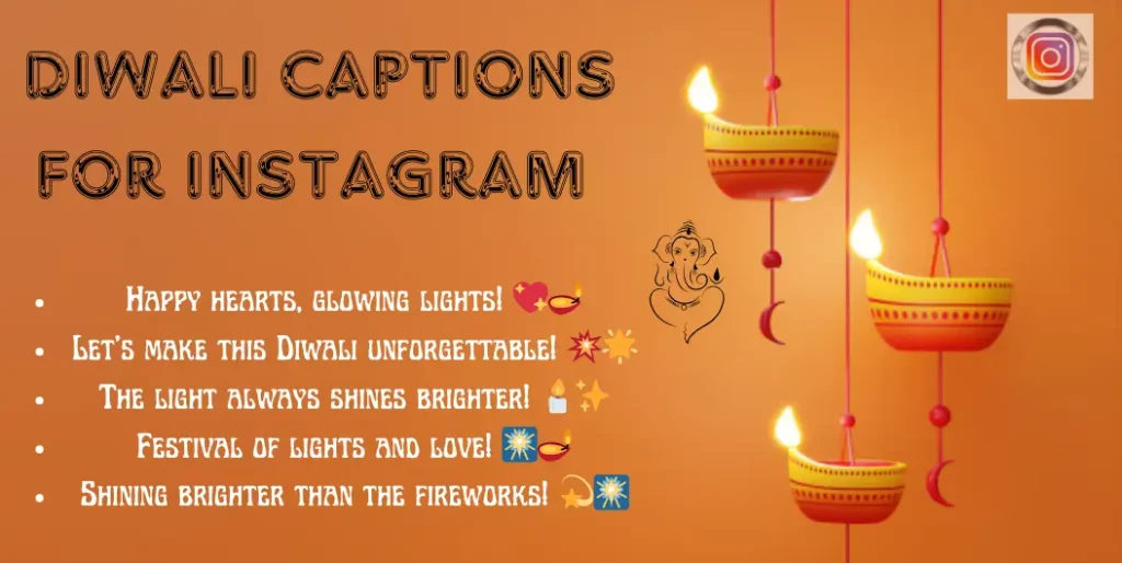 Diwali Captions for Instagram