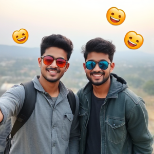 Instagram Captions for Boys in Hindi with Emoji