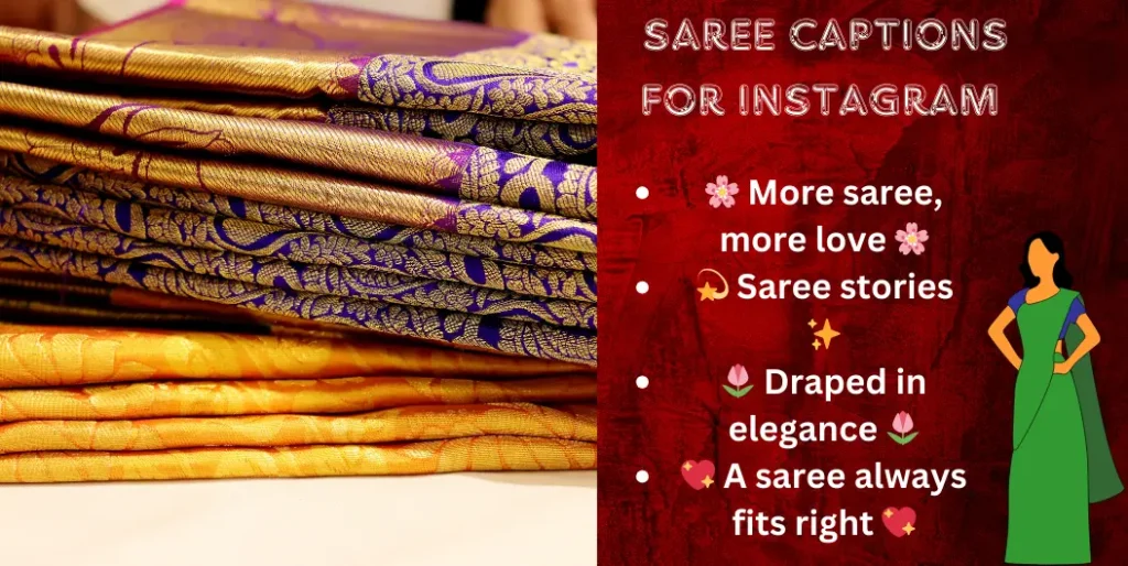 Saree Captions for Instagram