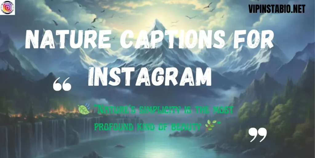 nature captions for instagram