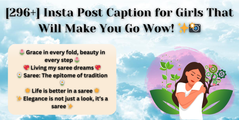 Insta post caption for girls