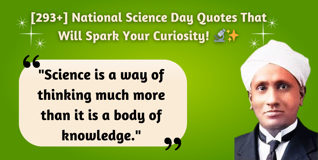 National Science Day quotes