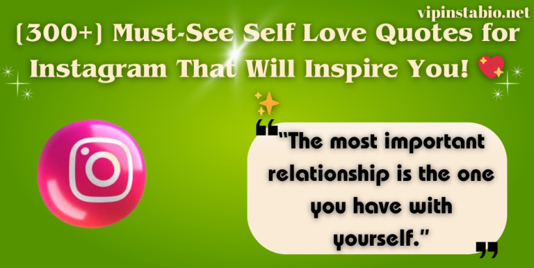 self love quotes for Instagram